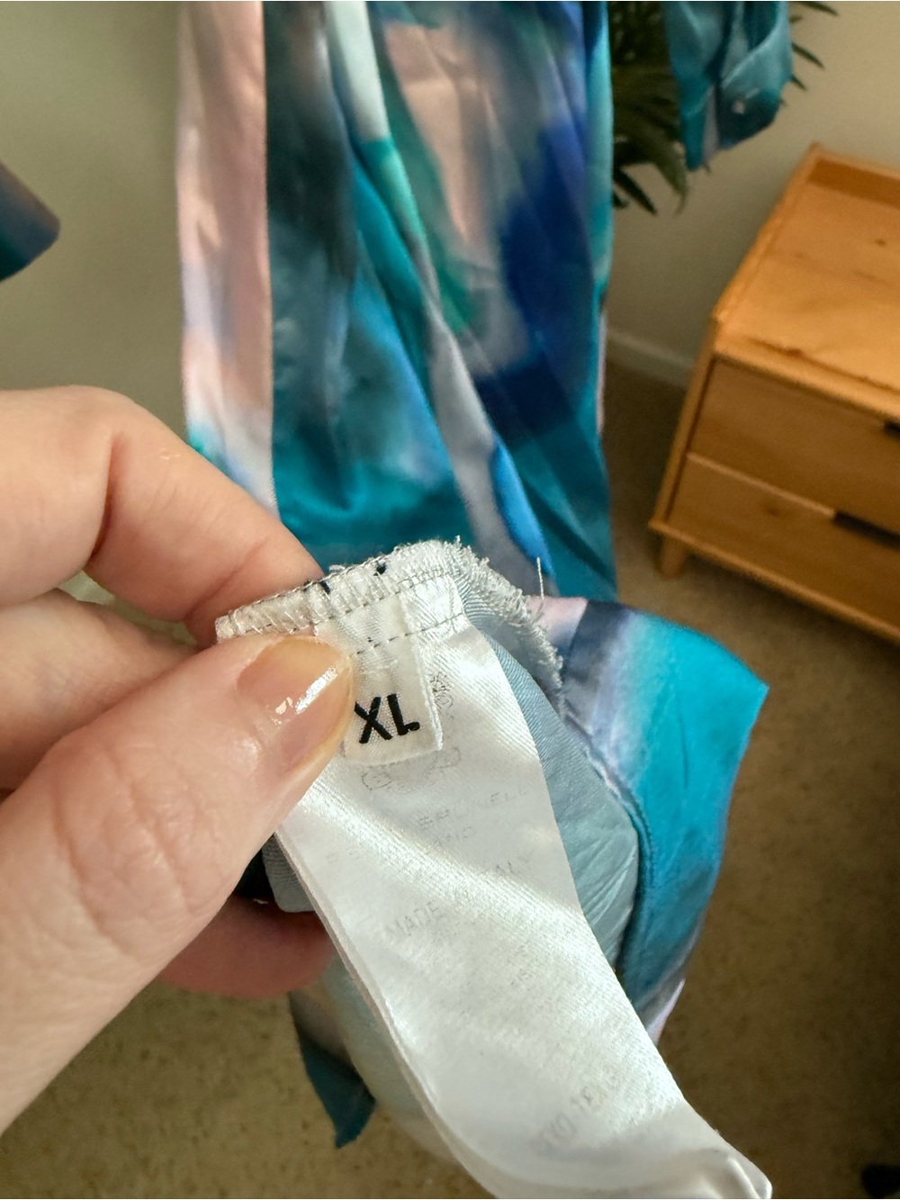 Pietro Brunelli Milano Royal Blue Anne Maternity Dress gender reveal pregnant XL - Picture 5 of 6